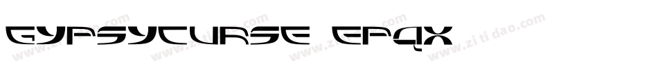 GypsyCurse-epqx字体转换
