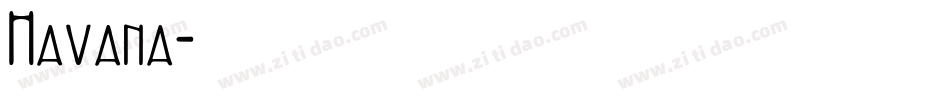 Havana字体转换