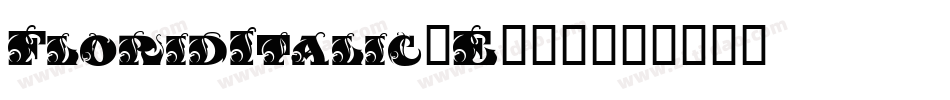 FloridItalic-E209字体转换