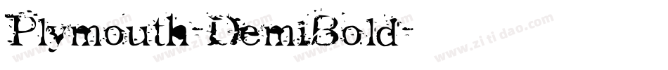 Plymouth-DemiBold字体转换