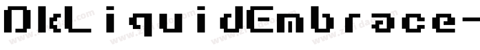 DkLiquidEmbrace-YBvv字体转换