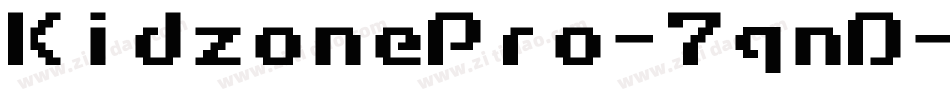 KidzonePro-7qnD字体转换