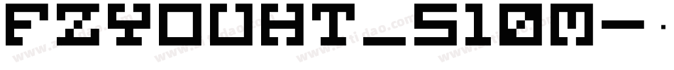 FZYouHT_510M字体转换