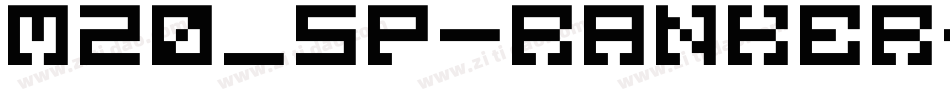 M20_SP-RANKER字体转换