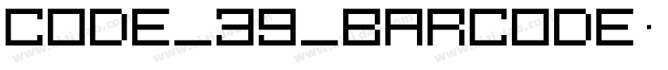 Code_39_Barcode转换器字体转换