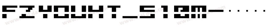 FZYouHT_510M字体转换