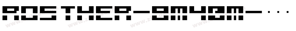Rosther-8M40M字体转换
