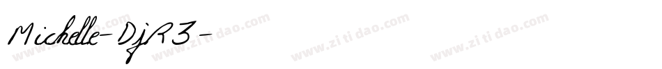 Michelle-DjR3字体转换