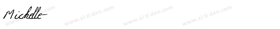 Michelle字体转换