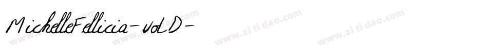 MichelleFellicia-voLD字体转换