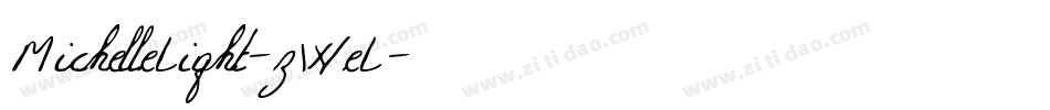 MichelleLight-zWeL字体转换