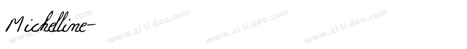 Michelline字体转换