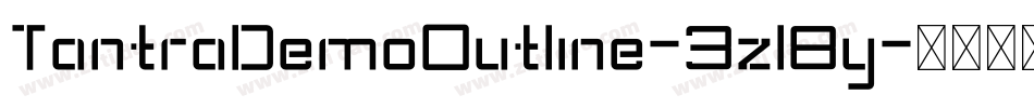 TantraDemoOutline-3zl8y字体转换