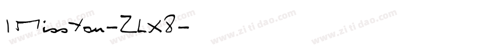 IMissYou-ZLX8字体转换