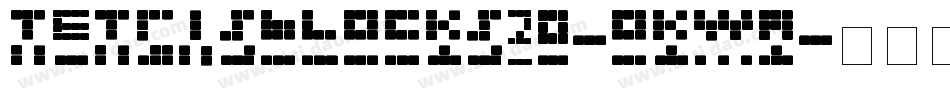 TetrisBlocks20-oKwA字体转换