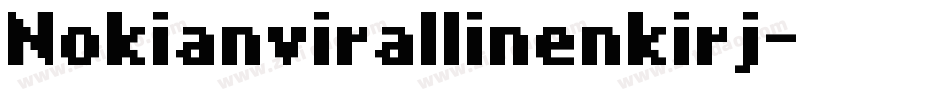 Nokianvirallinenkirj字体转换