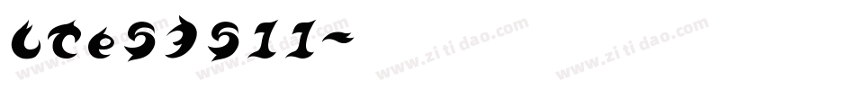 LTe53511字体转换