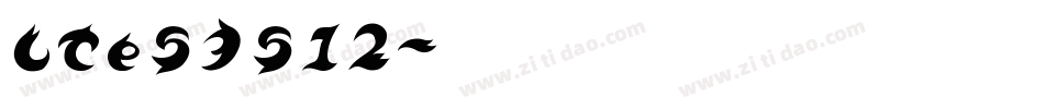 LTe53512字体转换
