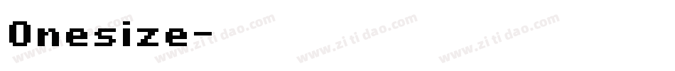 Onesize字体转换