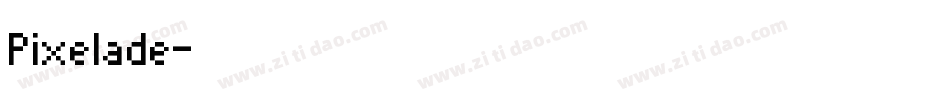 Pixelade字体转换