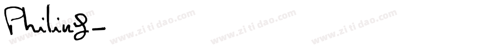 Philing字体转换
