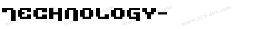 Technology字体转换