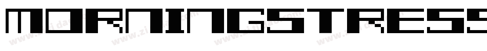 MorningStressRegular-G0ZZ字体转换