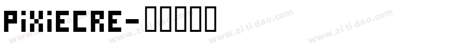 pixiecre字体转换