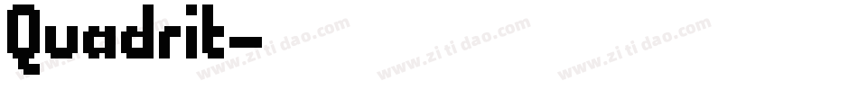 Quadrit字体转换