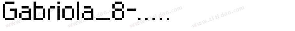 Gabriola_8字体转换