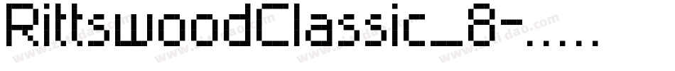 RittswoodClassic_8字体转换