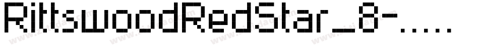 RittswoodRedStar_8字体转换