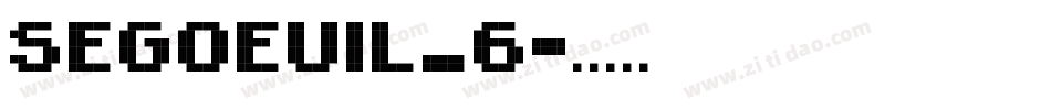 segoeuil_6字体转换