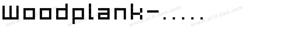 Woodplank字体转换