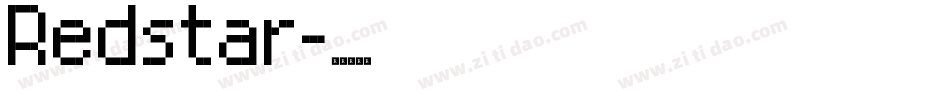 Redstar字体转换