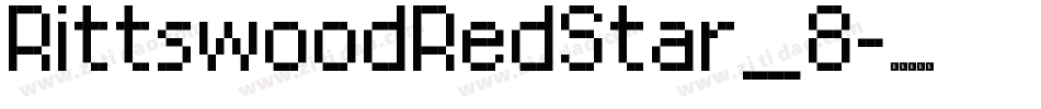 RittswoodRedStar_8字体转换
