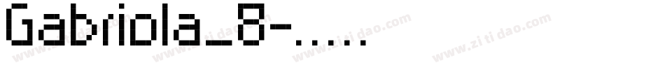 Gabriola_8字体转换
