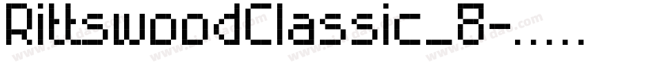 RittswoodClassic_8字体转换