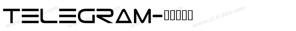 TELEGRAM字体转换