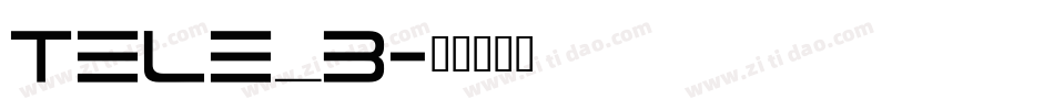Tele_b字体转换