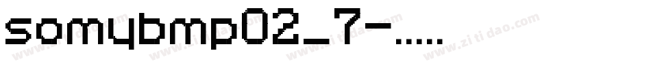 somybmp02_7字体转换
