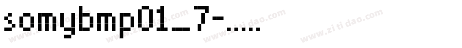 somybmp01_7字体转换