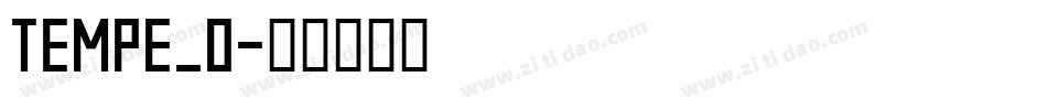 TEMPE_0字体转换