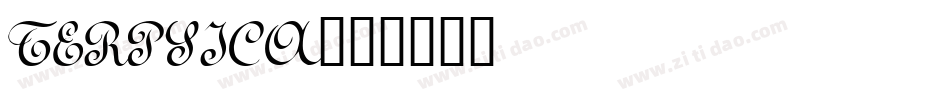TERPSICA字体转换
