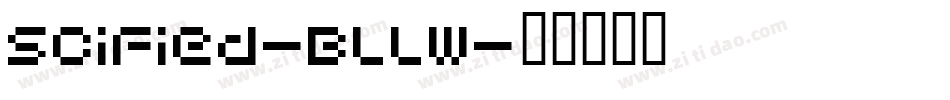 SciFied-BLLw字体转换