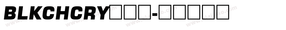 BLKCHCRY转换器字体转换