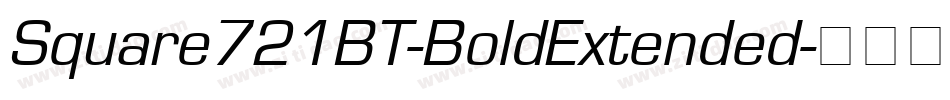 Square721BT-BoldExtended字体转换