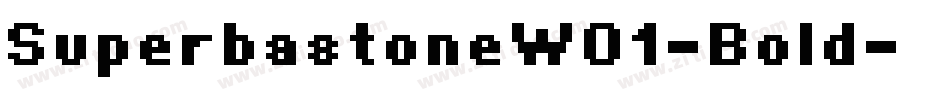 SuperbastoneW01-Bold字体转换