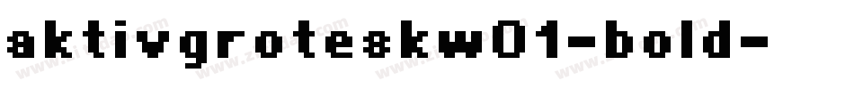 aktivgroteskw01-bold字体转换