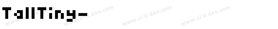 TallTiny字体转换